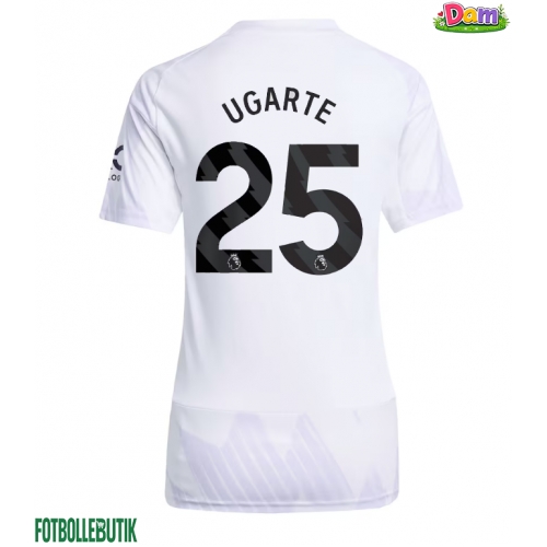 Manchester United Manuel Ugarte #25 Bortatröja Kvinnor 2025-26 Kortärmad